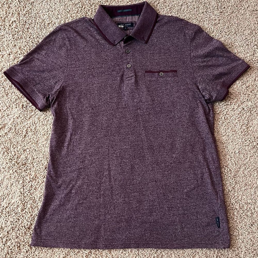Ted Baker Cotton Poly Polo - GUC